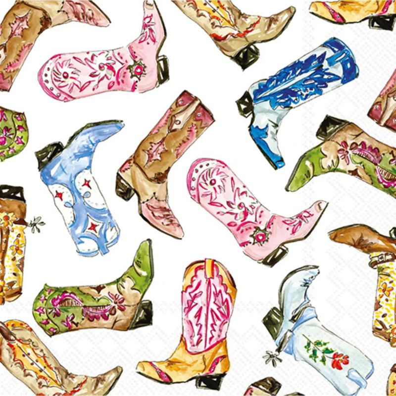 Cowboy Boots Cocktail Napkins