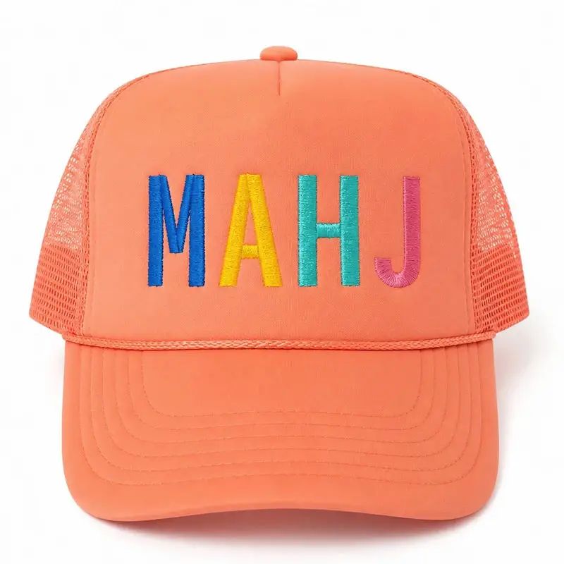 Coral MAHJ Trucker Hat