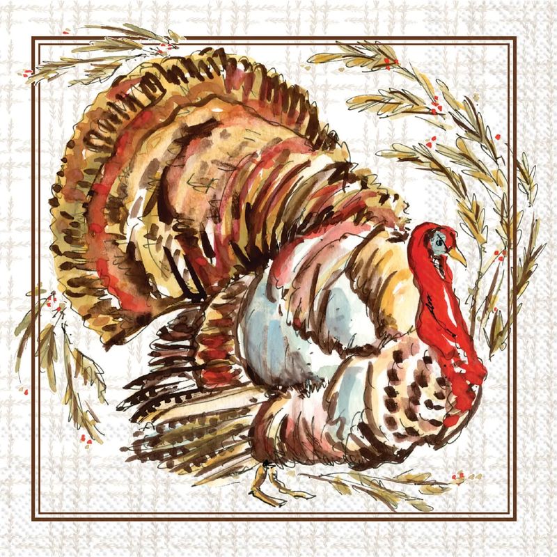 Turkey Cocktail Napkins