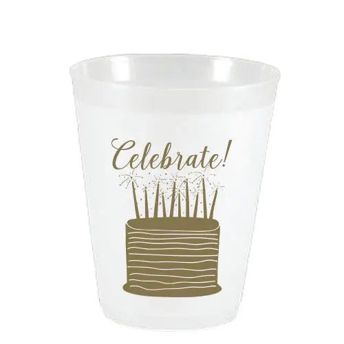 Celebrate Frosted Cups