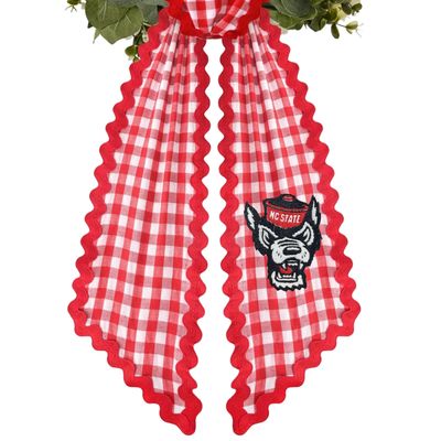 Red NCSU Wreath Sash