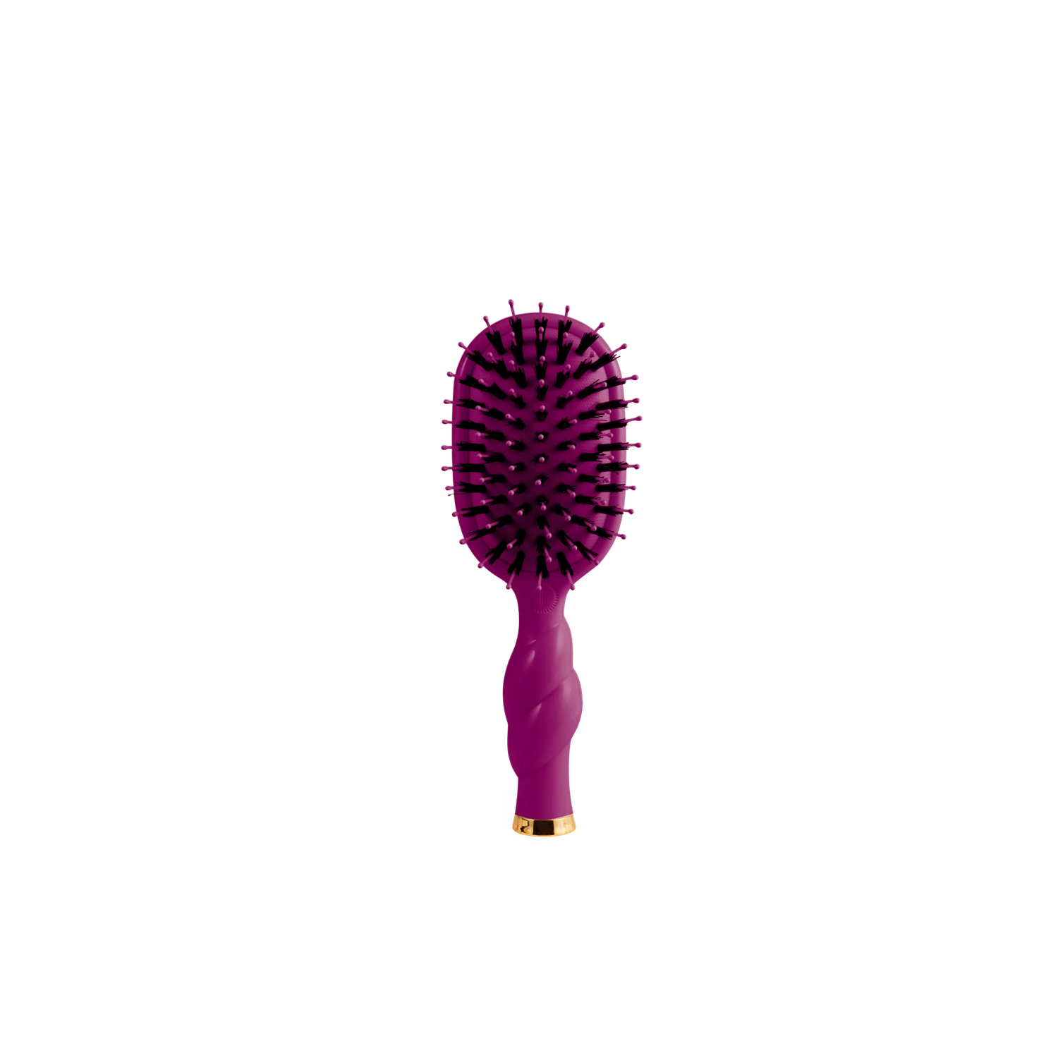 Mini Boar Bristle Brush - Mulberry
