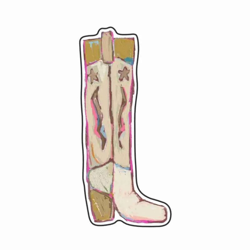 Cowgirl Up Acrylic Magnet