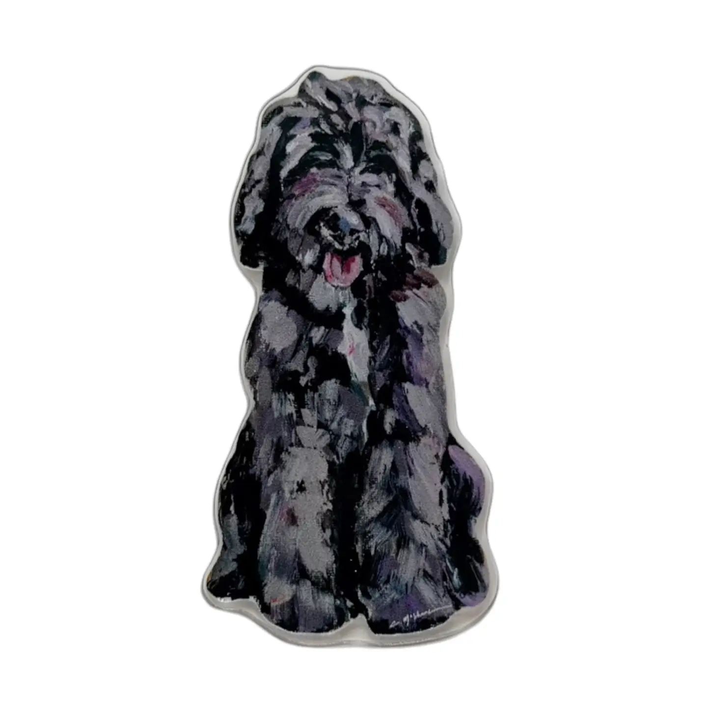 Chocolate Goldendoodle Magnet