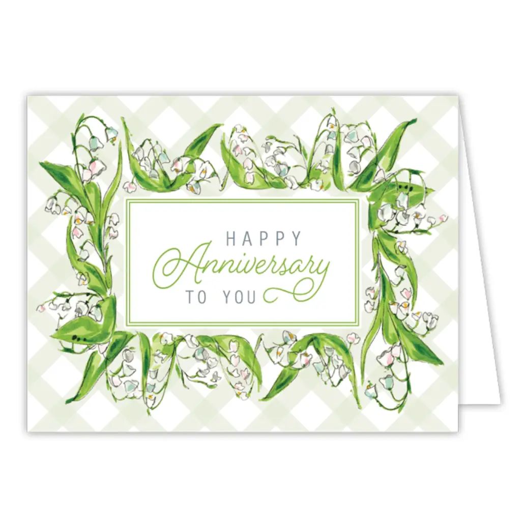 Lily Anniversary Card