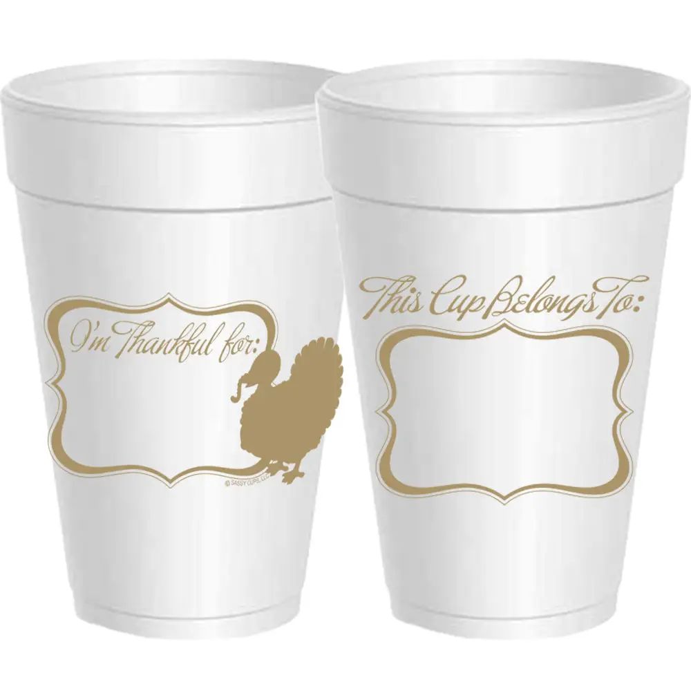 I'm Thankful For Styrofoam Cups