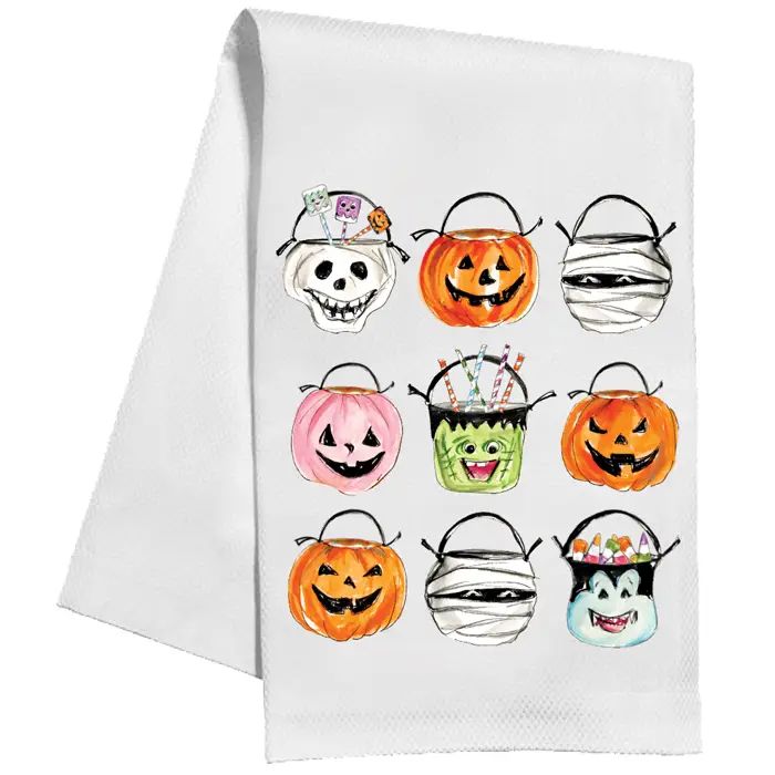 Trick or Treat Kitchen Towel