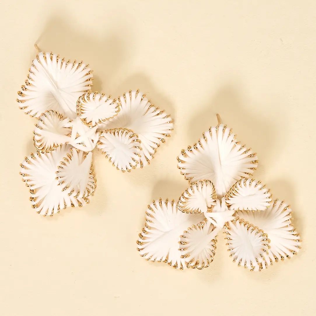 Main Character Earrings - White