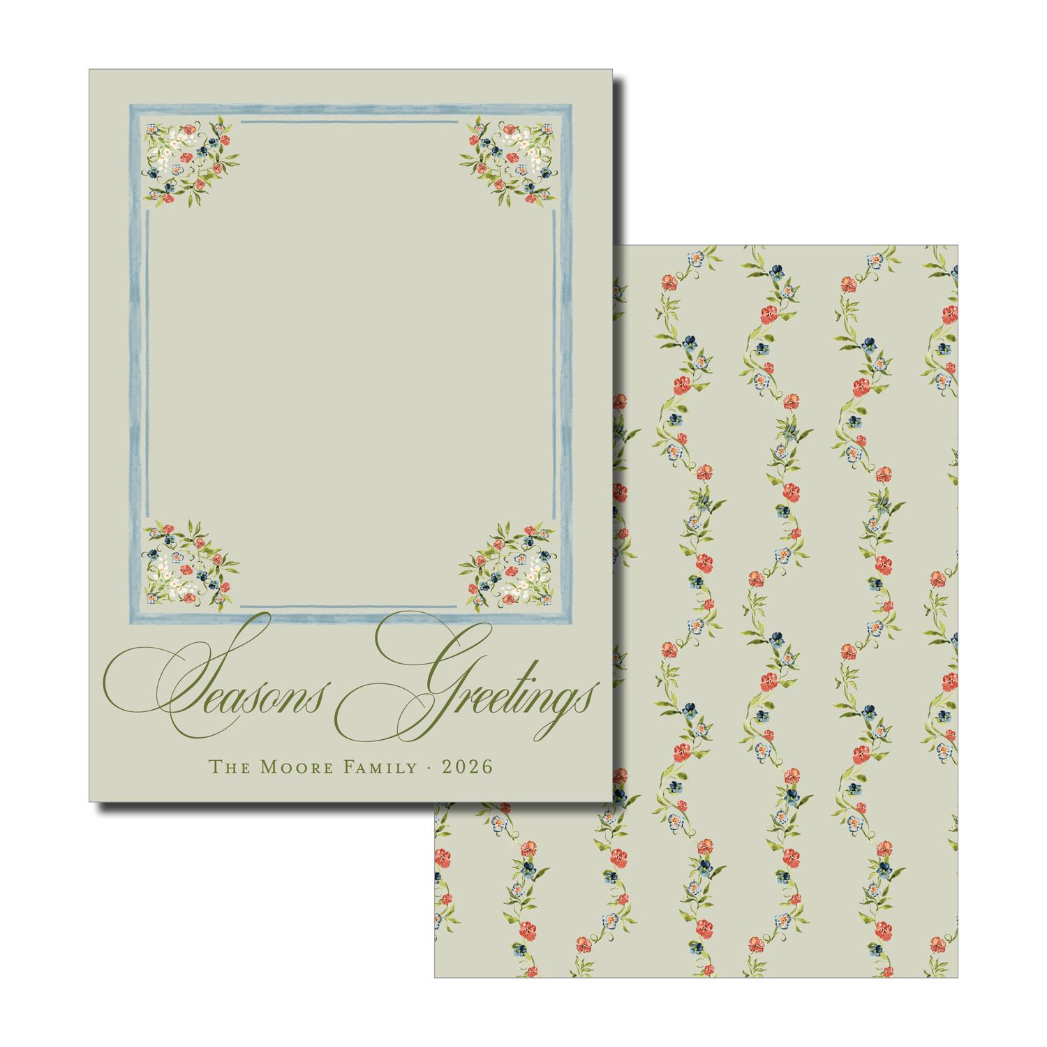 Seasons Greetings Christmas Card