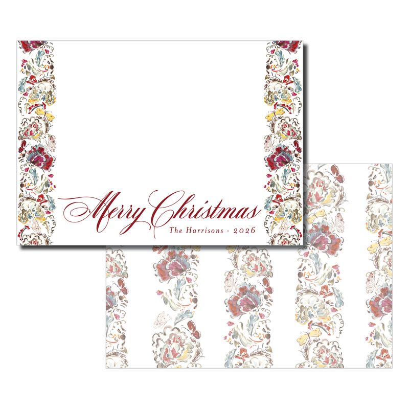 Horizontal Harvest Christmas Card