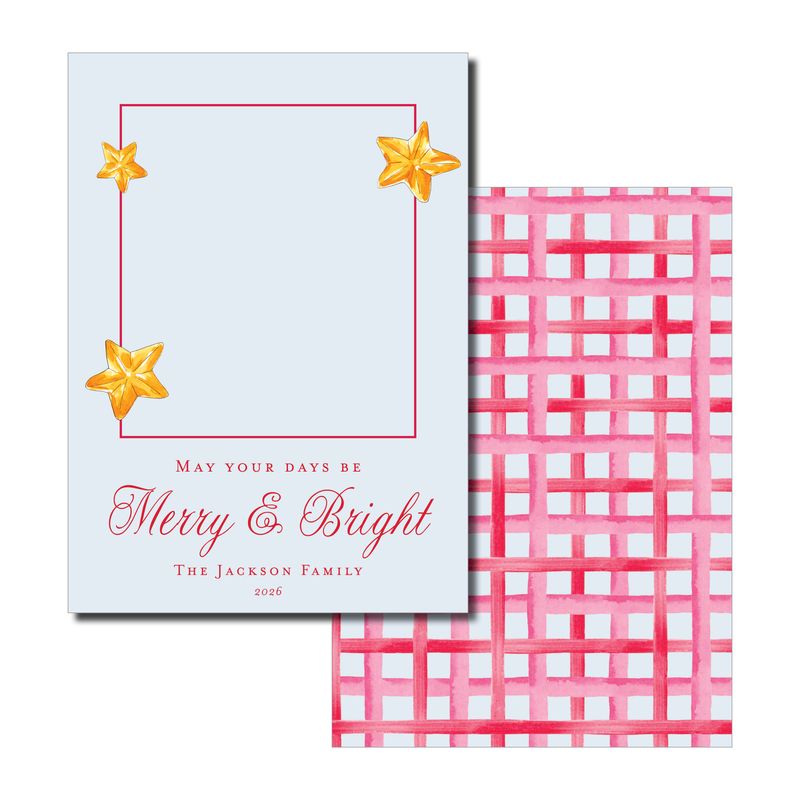 Bright Star Christmas Card