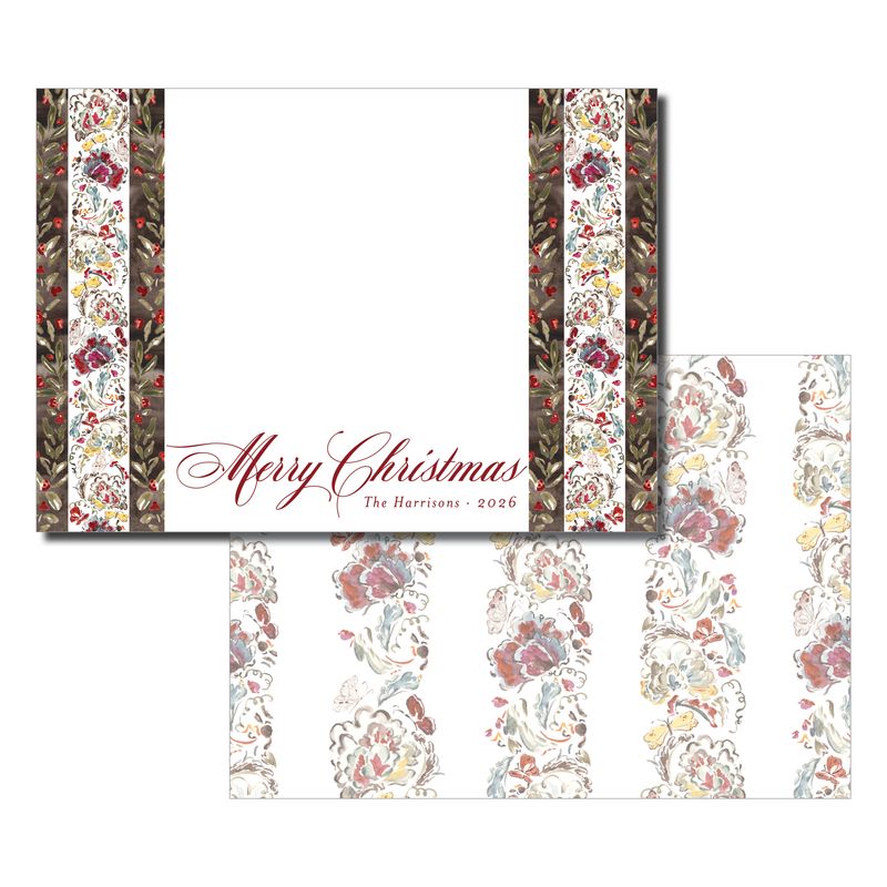 Neutral Harvest Christmas Card