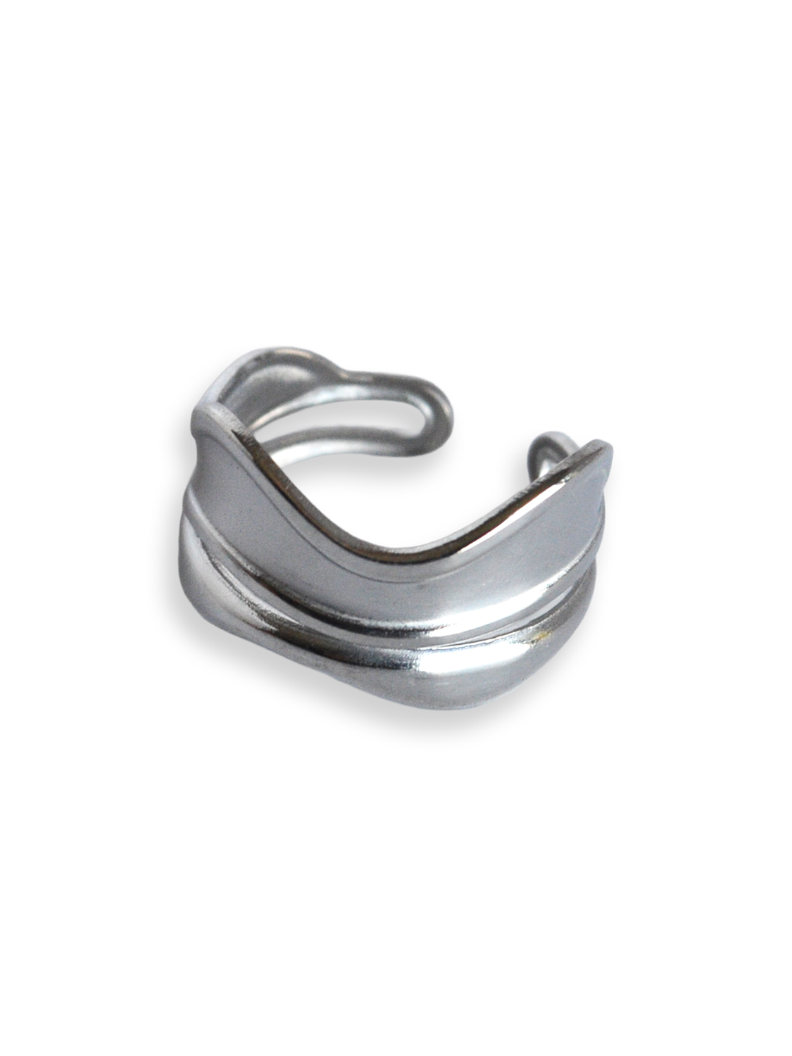 Anillo abierto doble banda