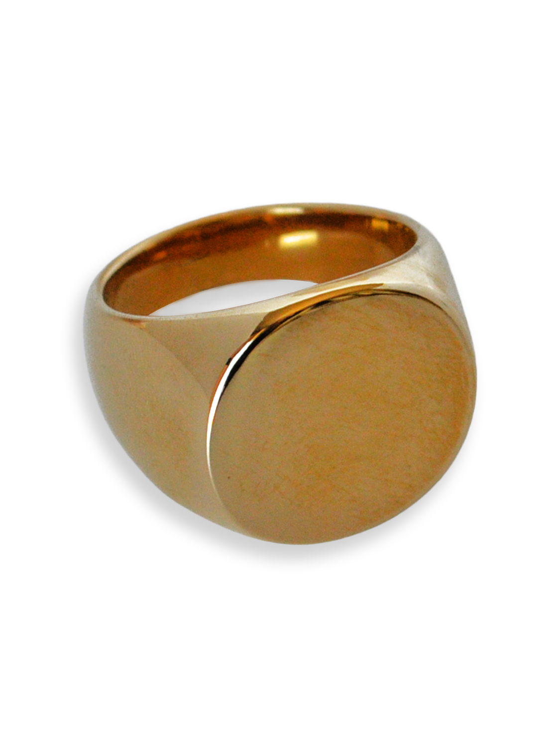 Anillo sello dorado