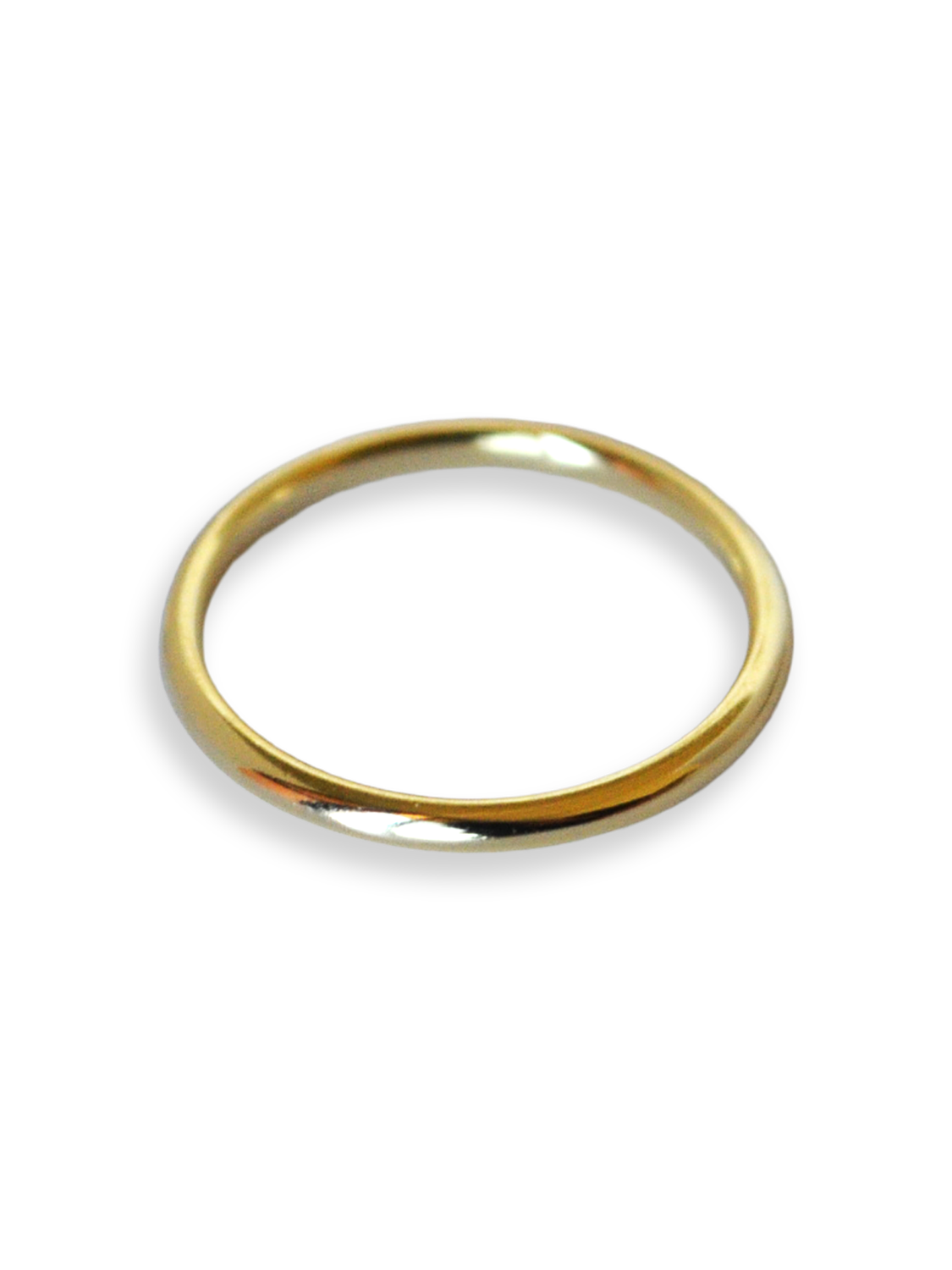 Anillo liso dorado