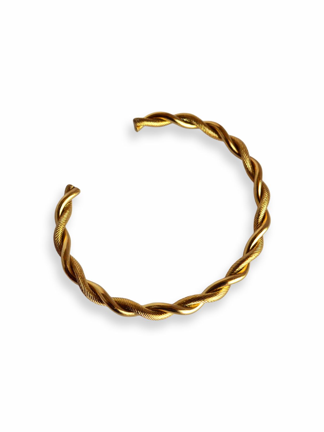 Pulsera Golden Twist Cuff