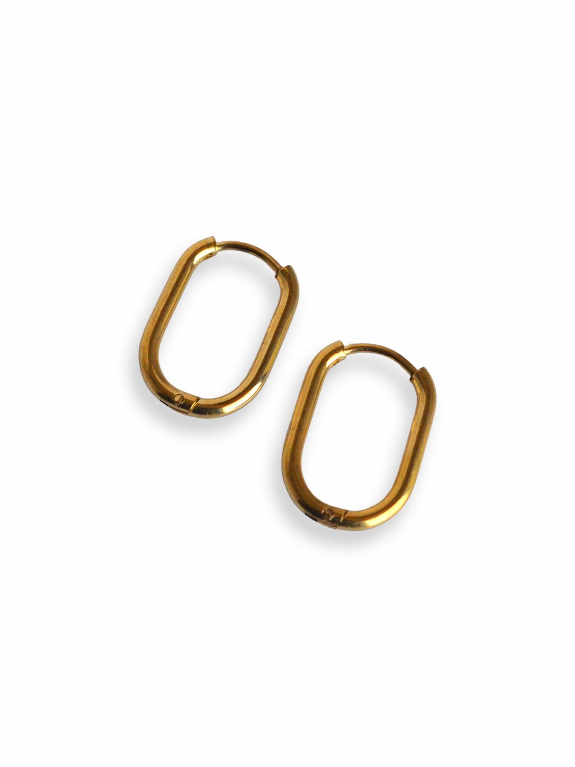 Aretes Mini Oval Hoops