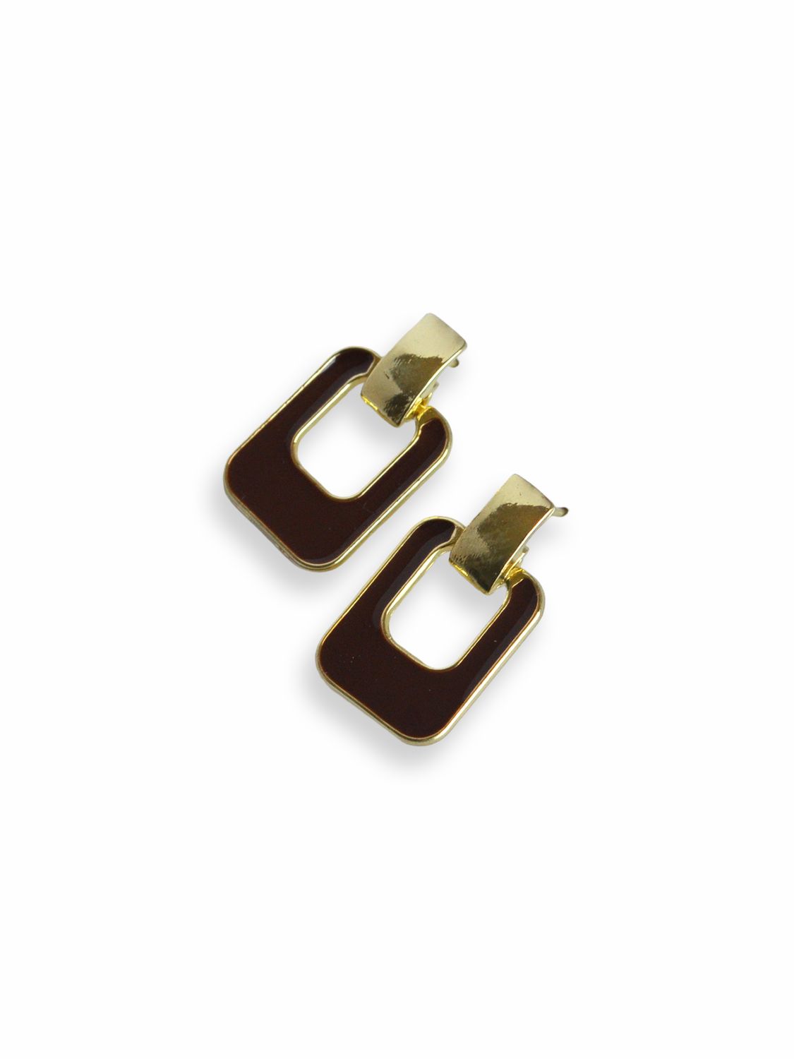 Aretes Amber Frame Drops
