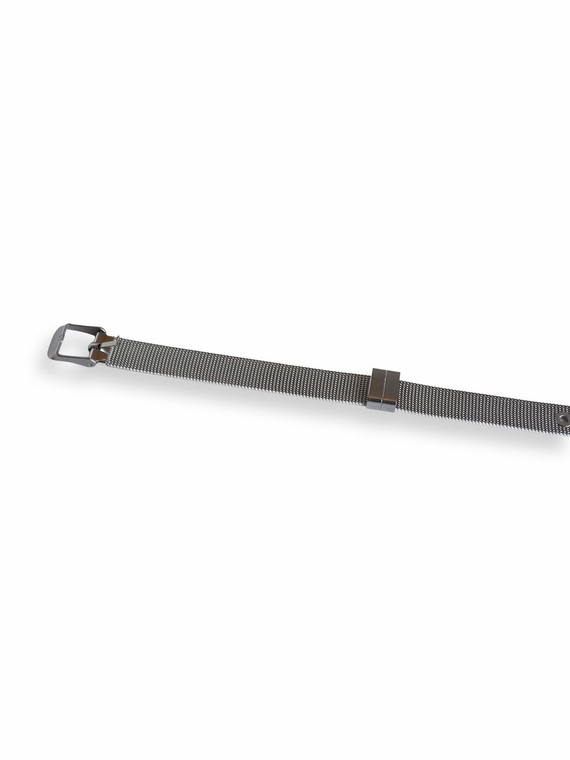 Pulsera Plateada Mesh Minimal