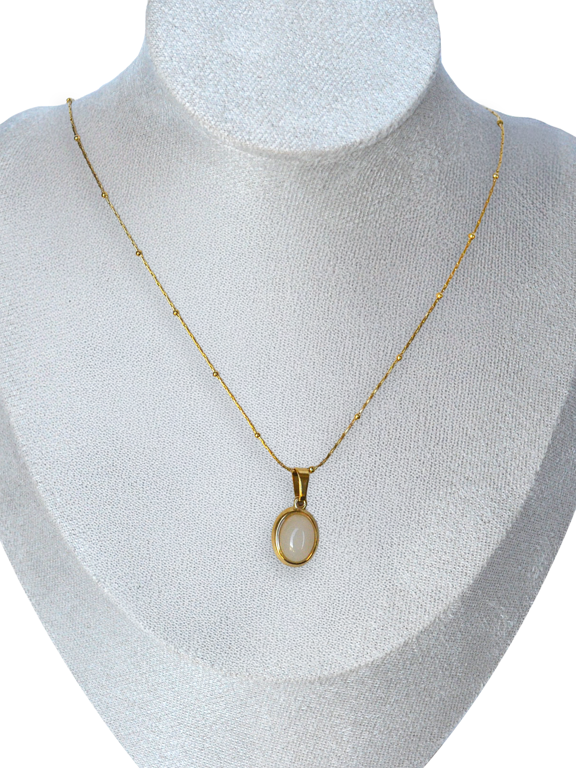Ivory Oval Necklace