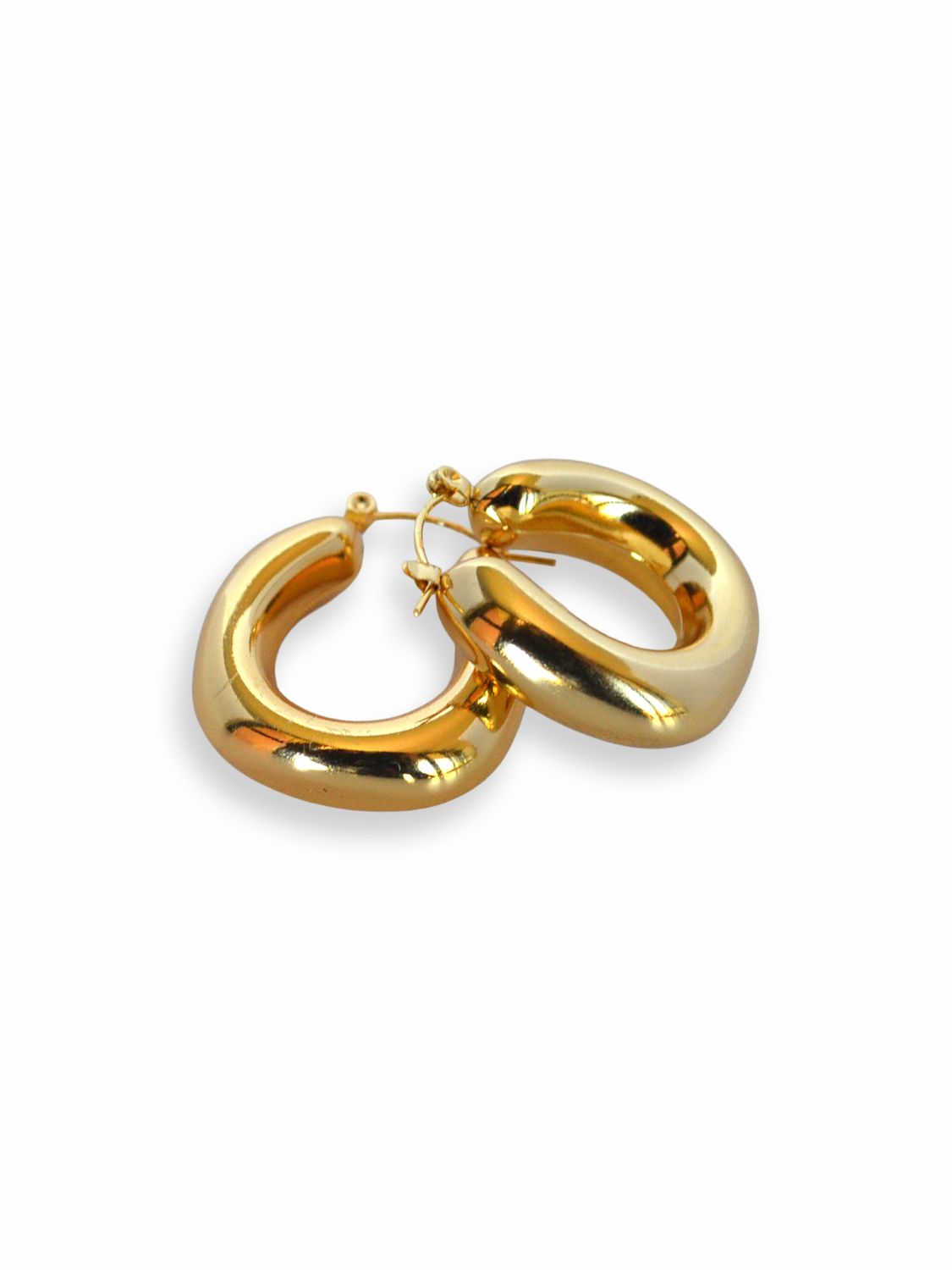 Aretes Golden Bold Hoops