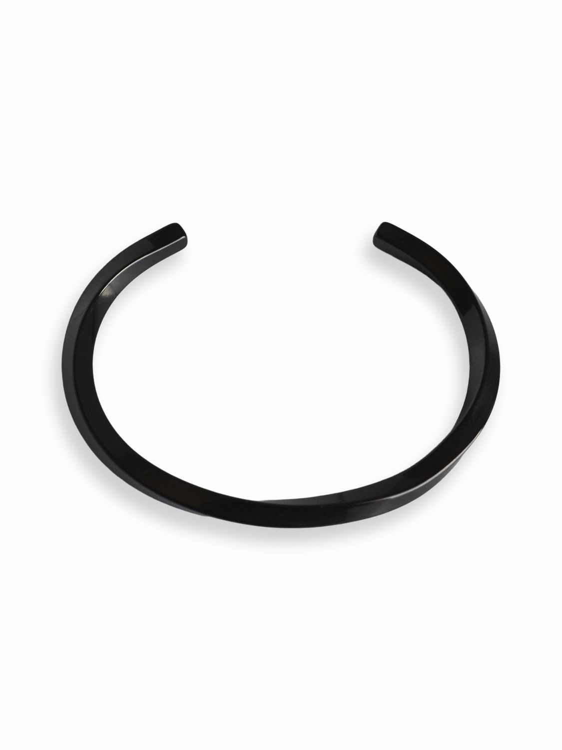 Pulsera Negra Cuff Minimal