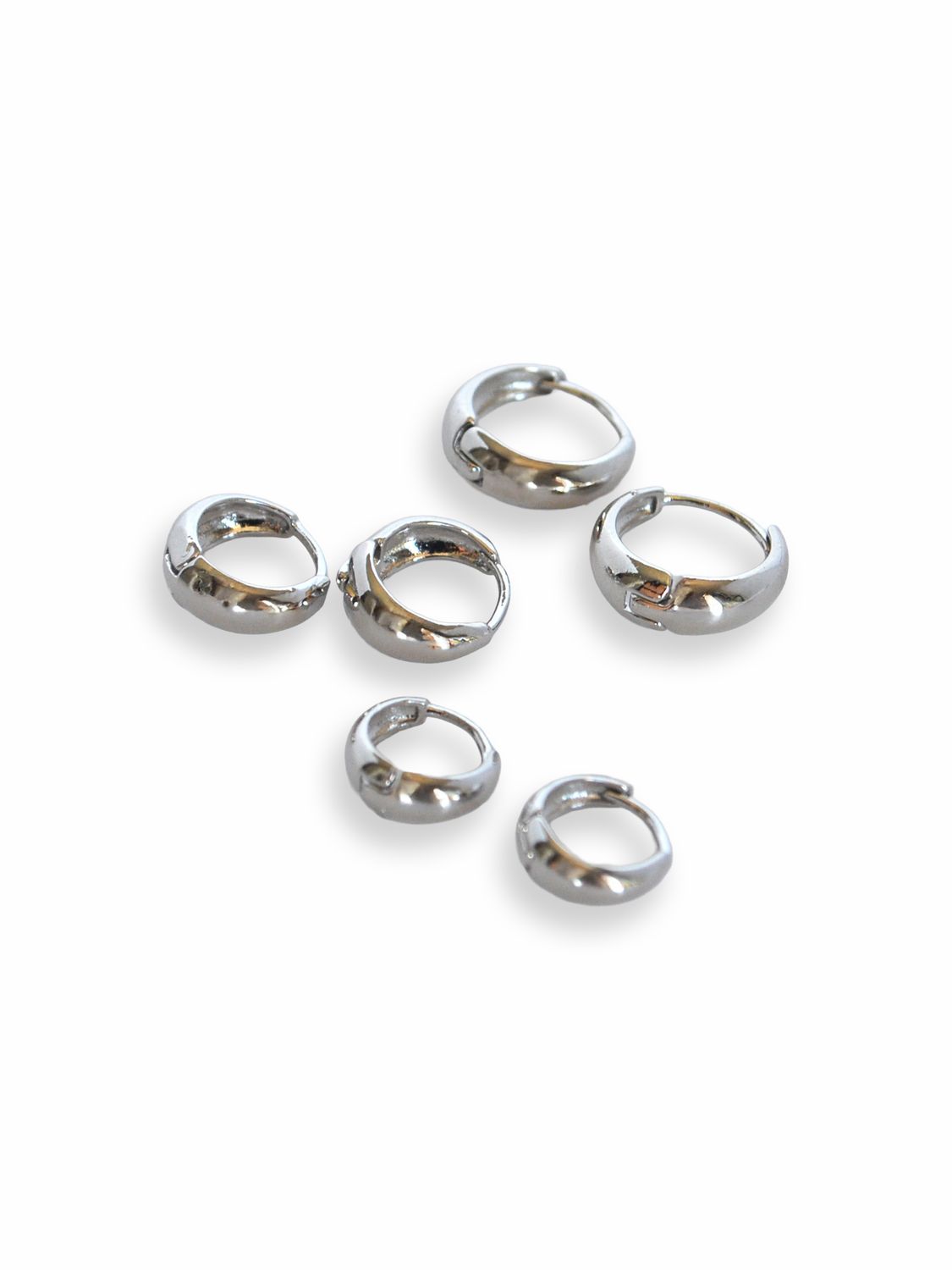 Aretes Silver Mini Hoops