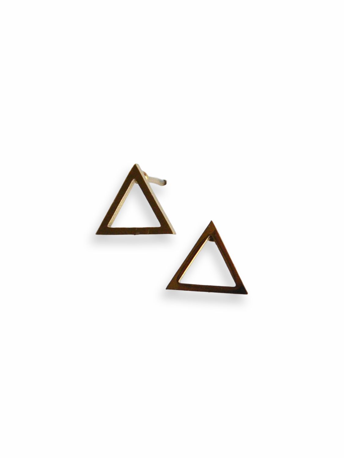 Aretes Golden Triangle Studs