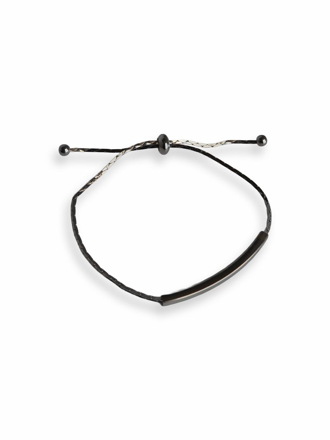 Pulsera plateada Ajustable Minimal