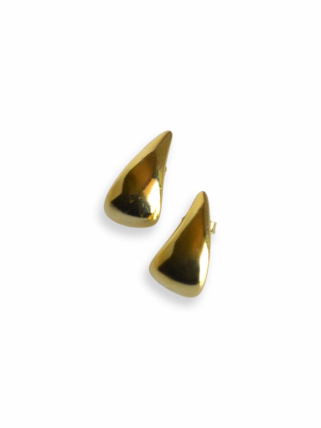 Aretes Golden Sculpt Studs