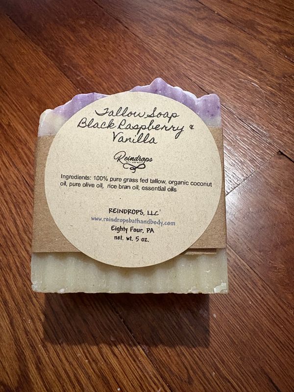 Reindrops Tallow Soap