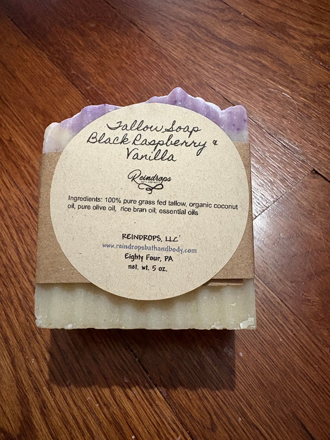 Reindrops Tallow Soap