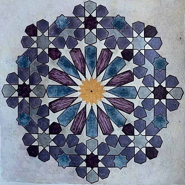 Motif islamique rosace