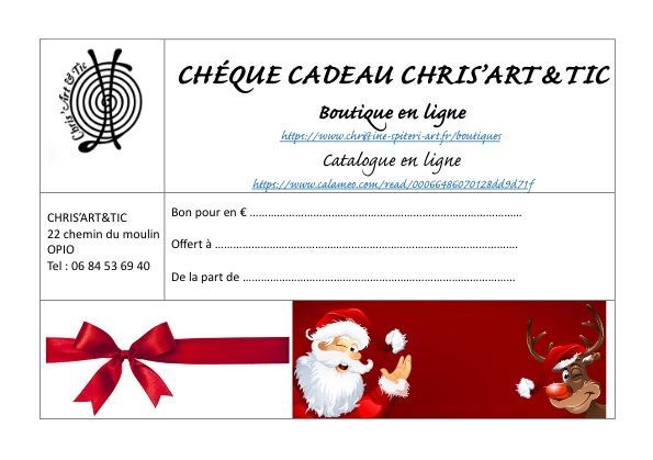 CHEQUE CADEAU 50€