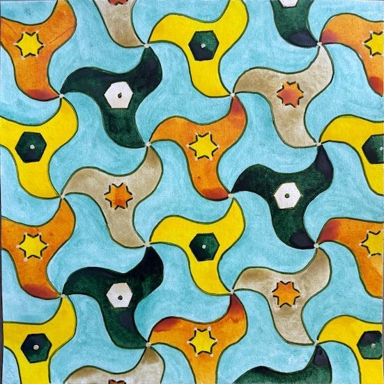 Motif du palais de l'Alhambra