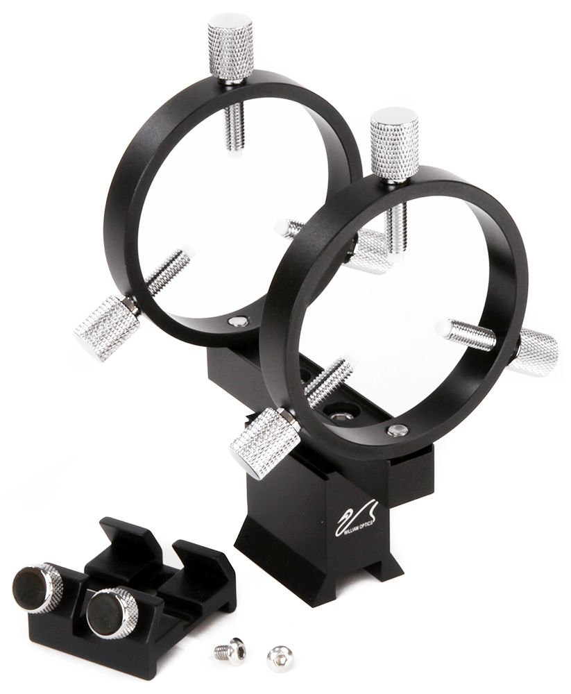 William Optics Rohrschellen und Basis für 50 mm Guidescope