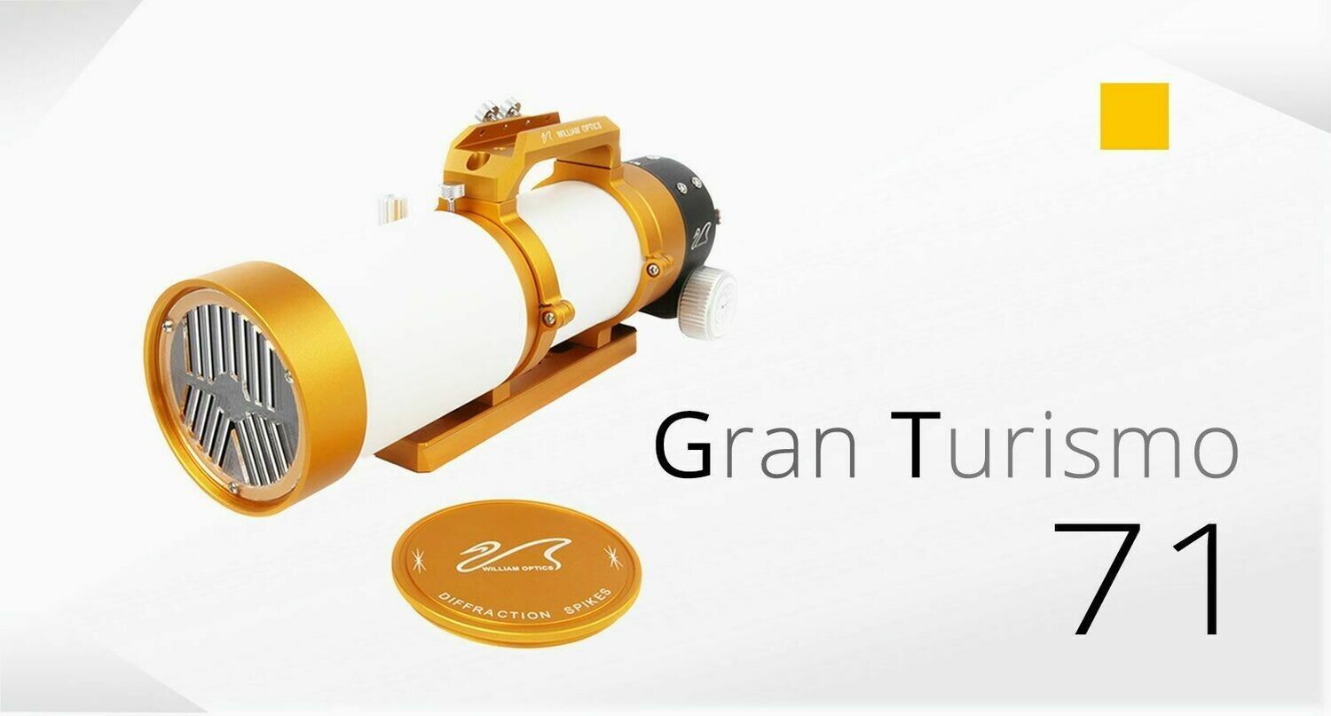William Optics Apochromatischer Refraktor AP 71/420 Gran Turismo GT 71 inkl. 32mm Uniguide Scope
