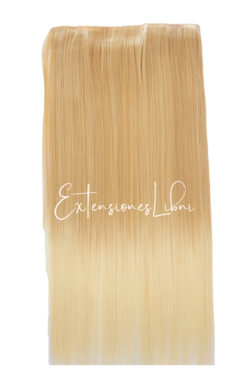 Extensión de cabello en cortina, Fibra natural -24&quot; - 27-613C