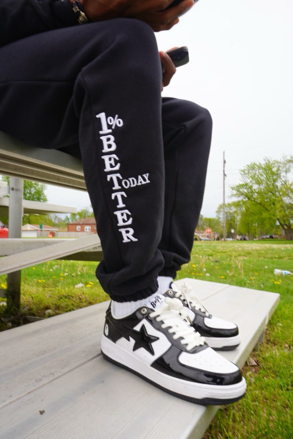 XL Black 1% BETTER TODAY Sweats