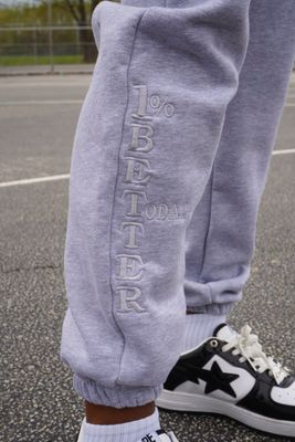 LARGE Gray 1% BETTER TODAY Sweats