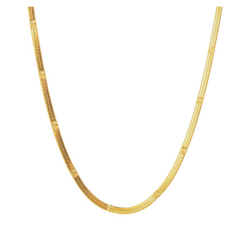 18k Gold plated  Flower Necklace