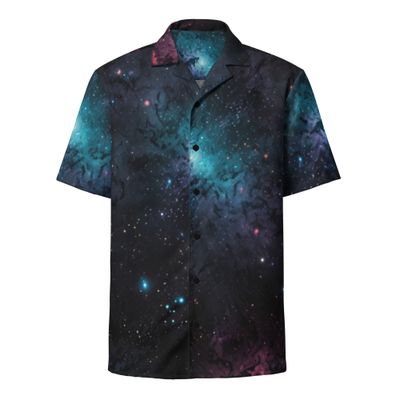 Unisex button shirt &#39;&#39; Space &#39;&#39;