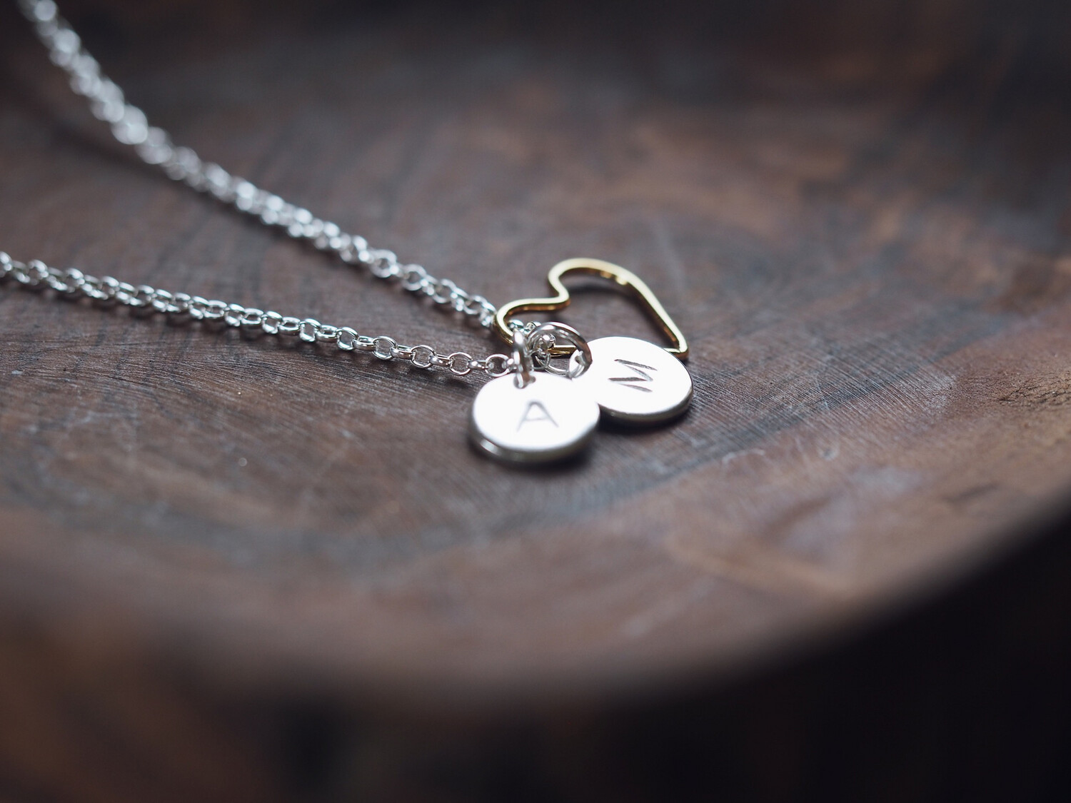 Design Your Own Personalised Necklace - MINI DISCS