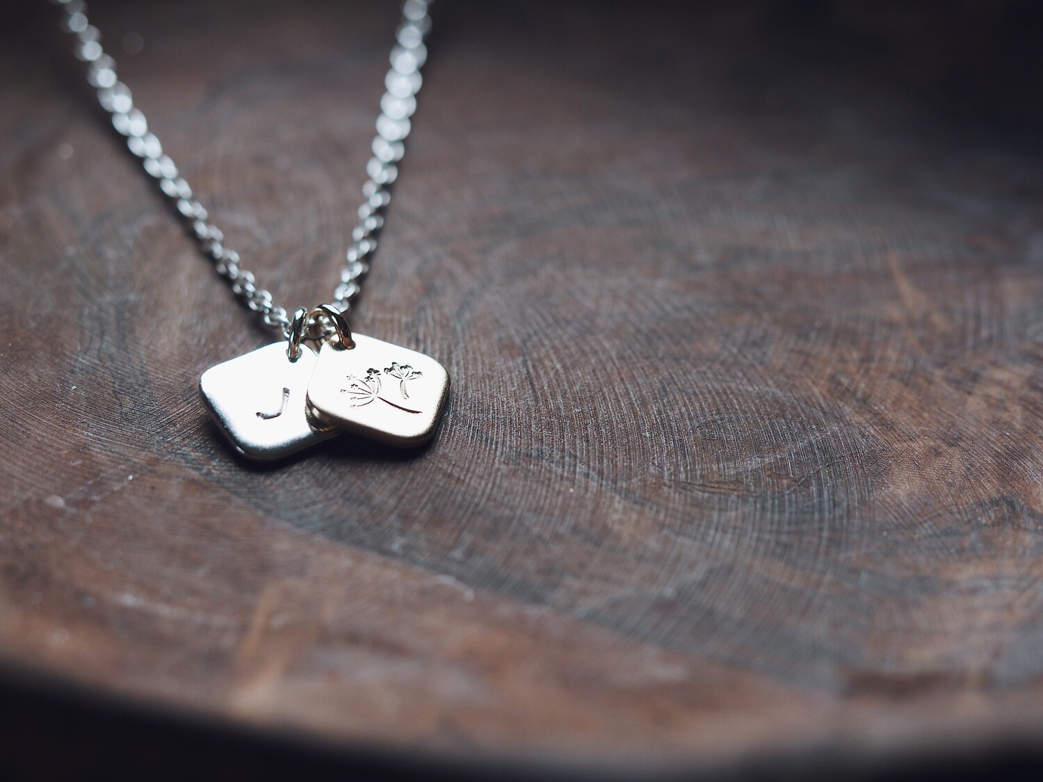 Design Your Own Personalised Necklace - SQUARE DIAMONDS
