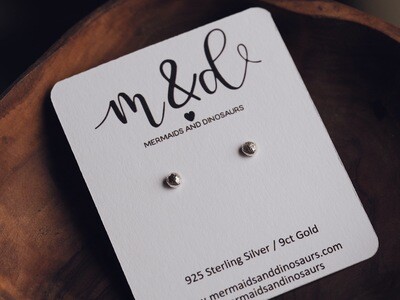 Sterling Silver Ball Earrings