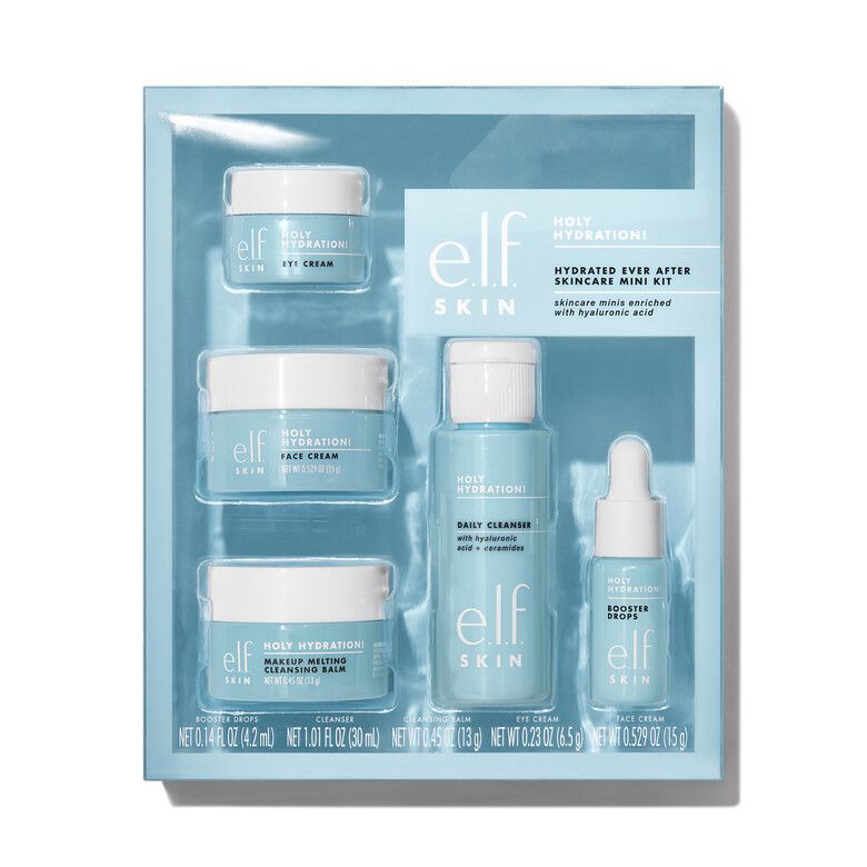 ELF Hydrated Ever After Skincare Mini Kit, Cleanse