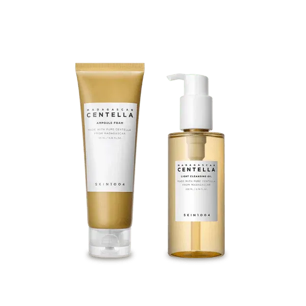 SKIN1004 - Madagascar Centella Double Cleansing Duo. Limpieza Facial Profunda en Dos Pasos