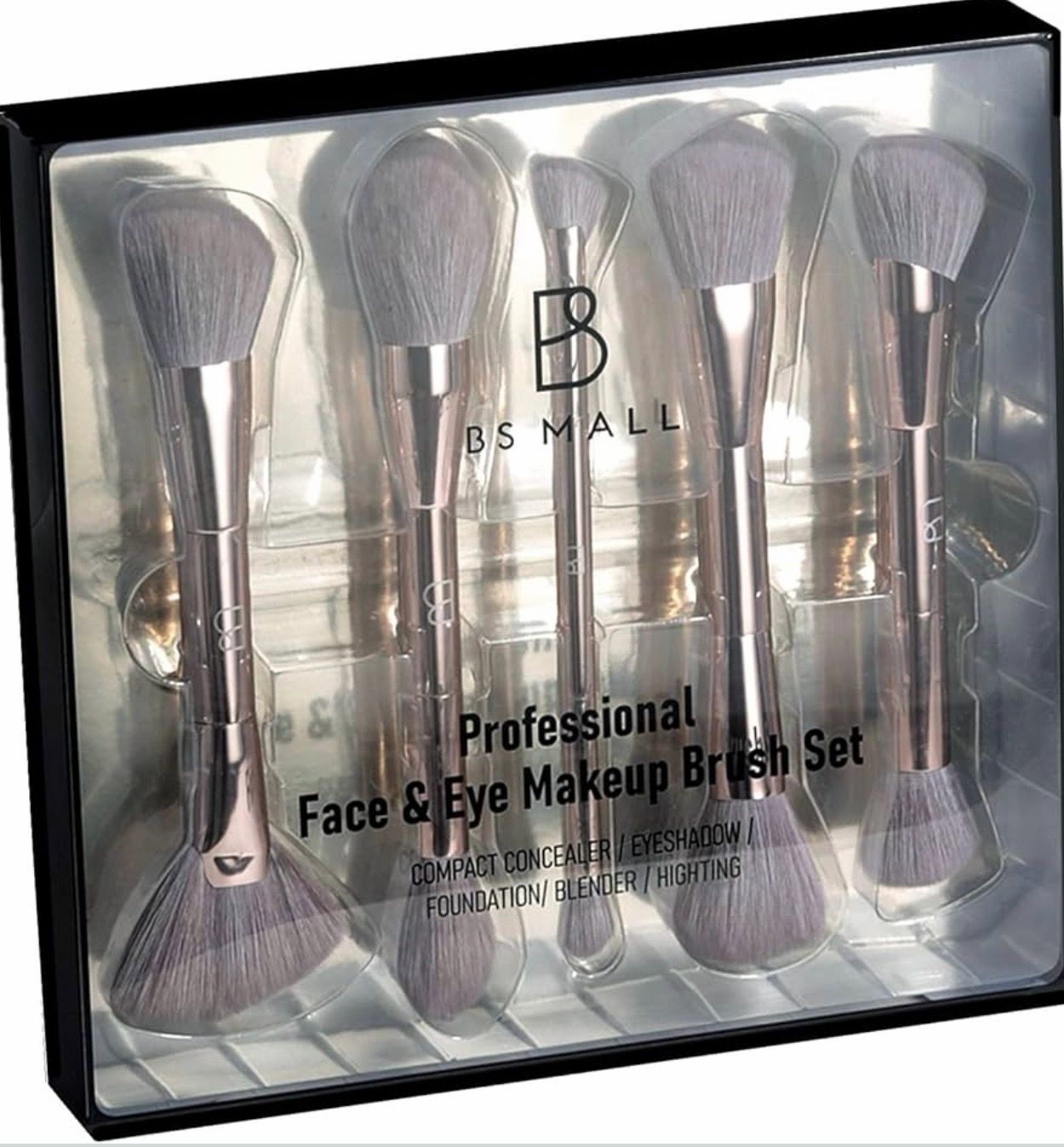 Bs Mall- Kit de brochas rostro y ojos