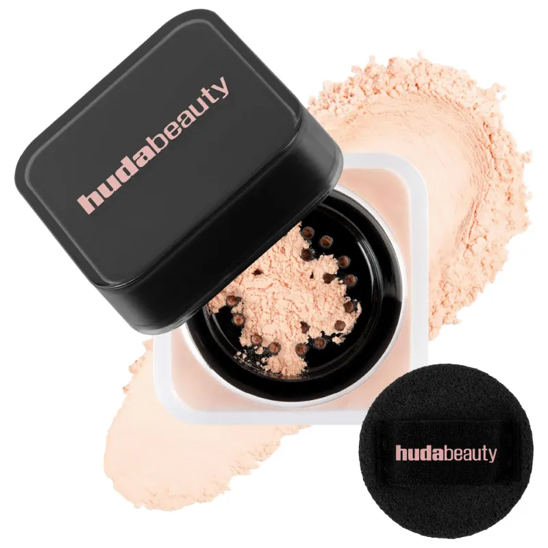 HUDA BEAUTY  Mini Easy Bake Loose Baking &amp; Setting Powder PEACH PIE
