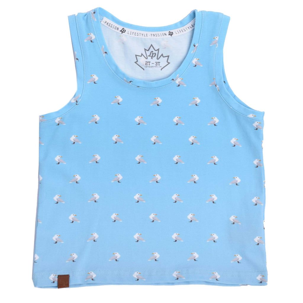 L&amp;P Tank Top Seagull Blue, Size: 6-12M